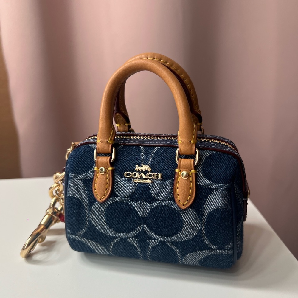 Coach mini Rowan bag charm